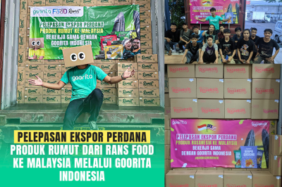 Goorita Bantu Ekspor Perdana Produk dari Rans Food dan Rasanesia ke Malaysia